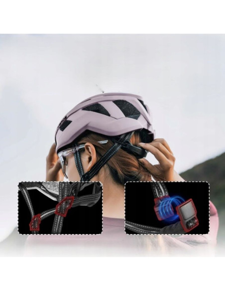 Rockbros kask rowerowy 10110039005 róż m (54-58)