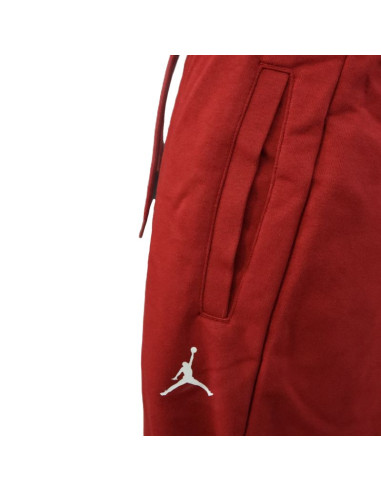Spodnie dresy sportowe męskie czerwone air jordan 23 alpha fleece pants - cv8347-613