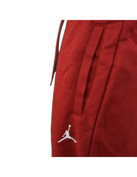 Spodnie dresy sportowe męskie czerwone air jordan 23 alpha fleece pants - cv8347-613
