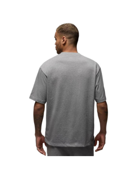 Koszulka sportowa męska jordan flight essentials 85 crew tee carbon heather - fz1912-091