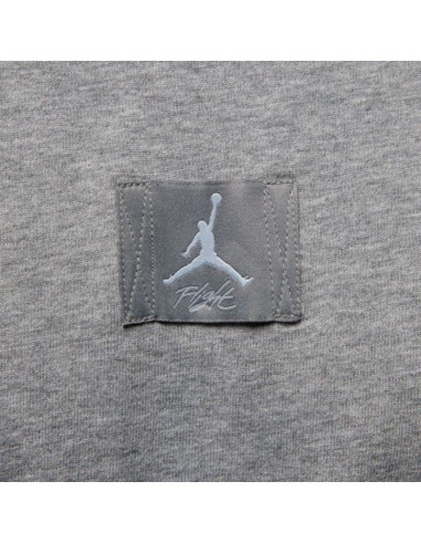 Koszulka sportowa męska jordan flight essentials 85 crew tee carbon heather - fz1912-091