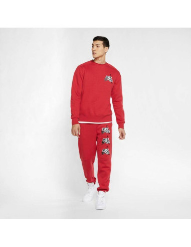 Bluza dresowa air jordan jumpman fleece czerwona - ck6763-687