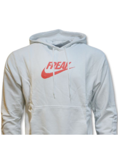 Bluza z kapturem nike giannis "freak" pullover hoodie summit white/magic ember - da5691-121