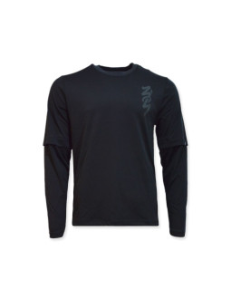 Bluza air jordan zion longsleeve shooting shirt black/dk smoke grey/dk smoke grey - dj5871-010