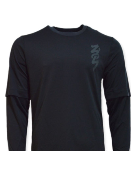 Bluza air jordan zion longsleeve shooting shirt black/dk smoke grey/dk smoke grey - dj5871-010