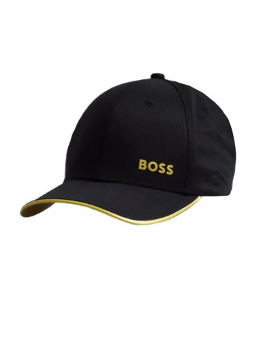Czapka z daszkiem bejsbolówka hugo boss baseball bold cap czarna - 50519219-711