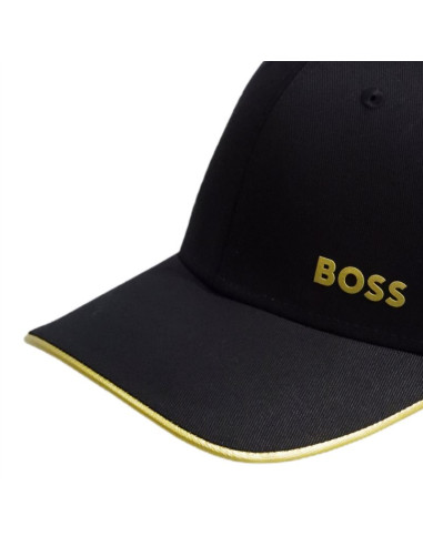 Czapka z daszkiem bejsbolówka hugo boss baseball bold cap czarna - 50519219-711