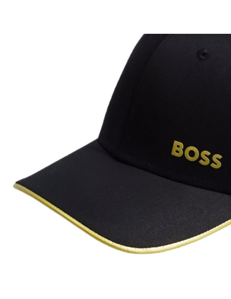 Czapka z daszkiem bejsbolówka hugo boss baseball bold cap czarna - 50519219-711