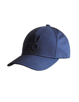 Czapka z daszkiem bejsbolówka hugo boss jude-stacked granatowa - 50533409-405