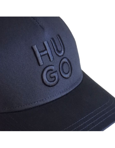 Czapka z daszkiem bejsbolówka hugo boss jude-stacked granatowa - 50533409-405