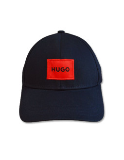 Czapka z daszkiem bejsbolówka hugo boss bawełniana granatowa - 50492745 2