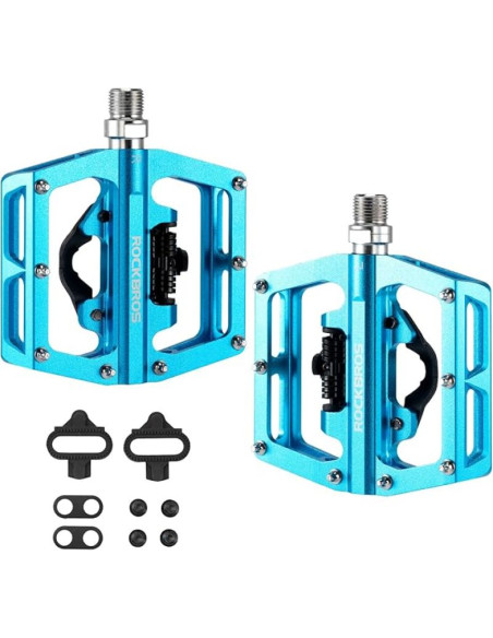 Rockbros pedały rowerowe pd15-bl niebieskie