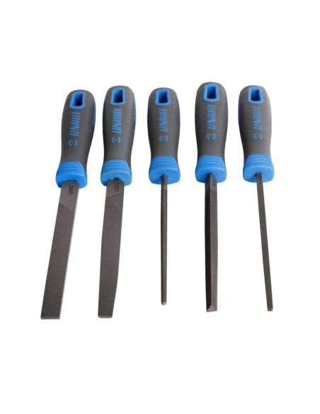 Unior zestaw pilników, półgładzików 762/5 1/2s