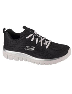 Skechers graceful - get connected 12615-bkw czarne 36
