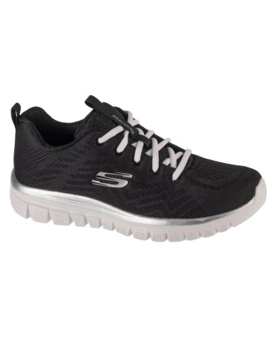 Skechers graceful - get connected 12615-bkw czarne 36
