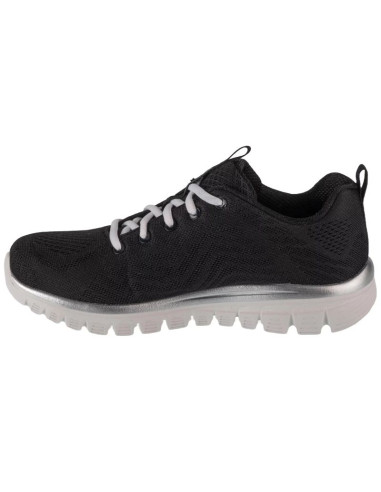 Skechers graceful - get connected 12615-bkw czarne 36