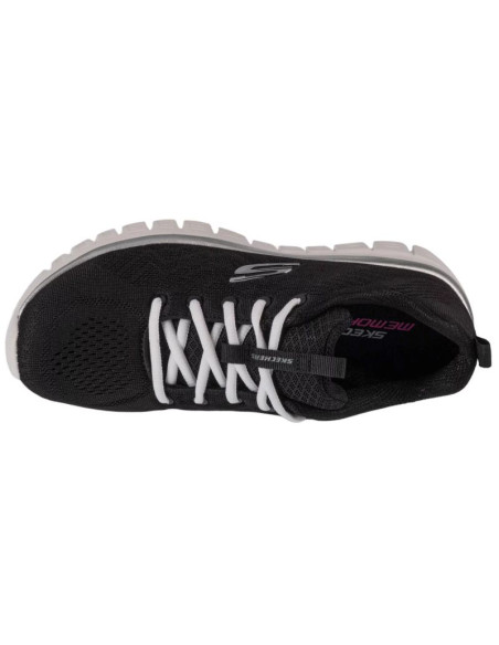 Skechers graceful - get connected 12615-bkw czarne 36