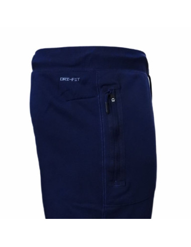 Spodnie sportowe męskie granatowe air jordan dri-fit training fleece - dq7890-419