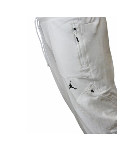 Spodnie  dresy sportowe męskie białe air jordan dri-fit training fleece - dq7890-135