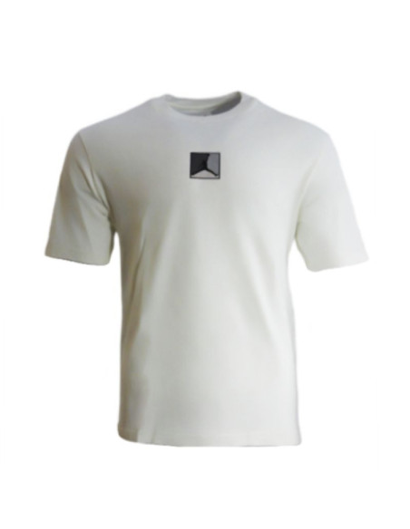 Koszulka męska air jordan brooklyn crew t-shirt biała - hq8942-133