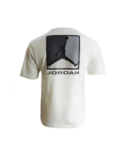 Koszulka męska air jordan brooklyn crew t-shirt biała - hq8942-133
