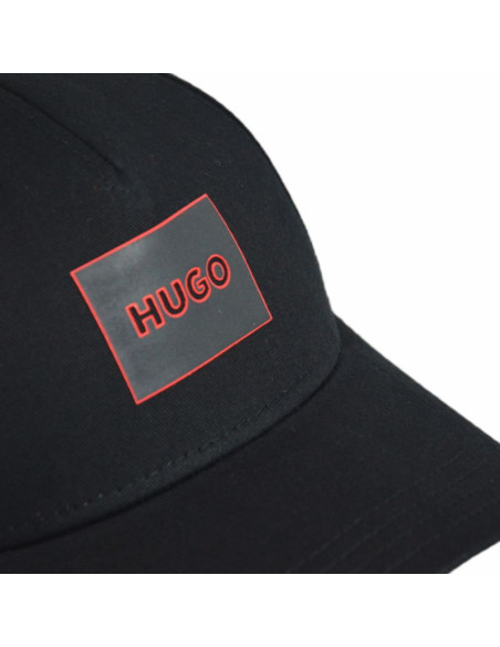 Czapka z daszkiem bejsbolówka hugo boss jude-pl black - 50506053-001