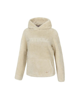 Bluza damska z kapturem beżowa pit bull aragona wmn - 12301226000