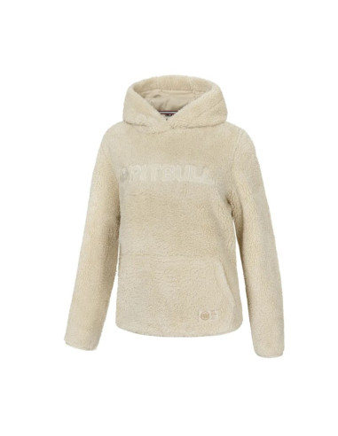 Bluza damska z kapturem beżowa pit bull aragona wmn - 12301226000