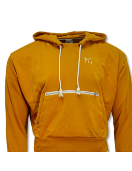 Bluza damska z kapturem  nike standard issue hoodie wmns chutney/pale ivory - da6483-712