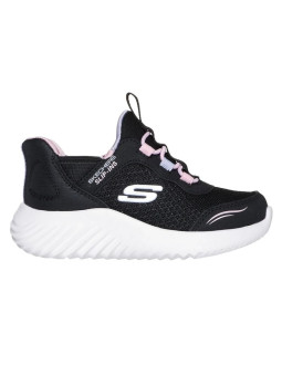 Skechers slip-ins bounder - simple cute 303585l-blk black 2