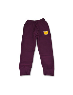 Dziecięce spodnie dresowe wood wood ran burgundy - 10235002-2424