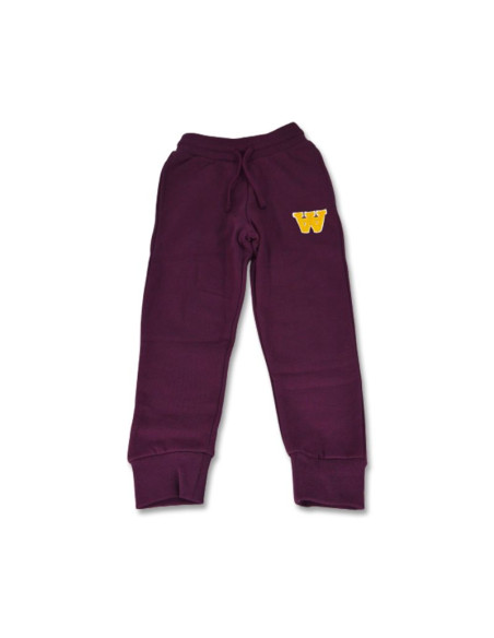 Dziecięce spodnie dresowe wood wood ran burgundy - 10235002-2424