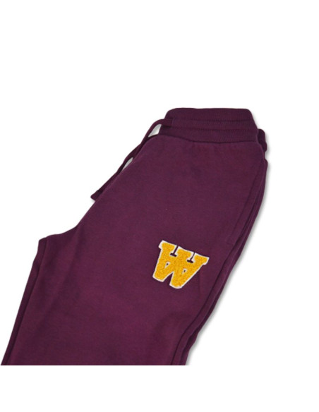 Dziecięce spodnie dresowe wood wood ran burgundy - 10235002-2424