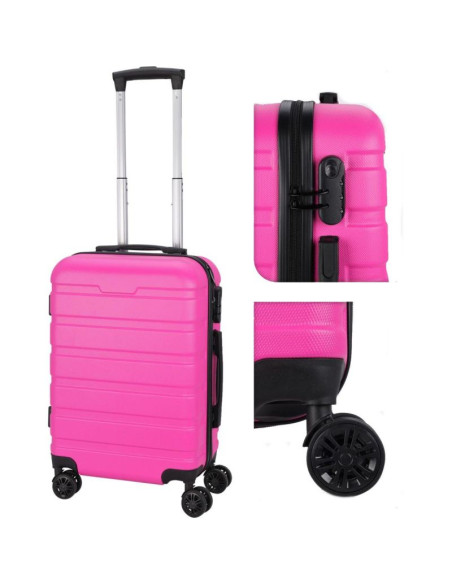 Walizka podróżna kabinowa 32l proworld fuksja