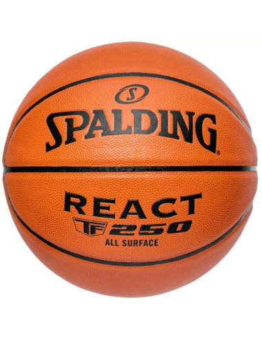 Piłka do koszykówki spalding react tf-250  r.7 fiba