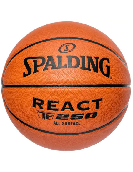 Piłka do koszykówki spalding react tf-250  r.7 fiba
