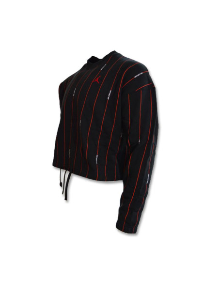 Bluza air jordan essential fleece top wmns black/varsity red - dj2623-010