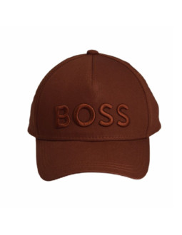 Czapka z daszkiem bejsbolówka hugo boss medium brown sevile brązowa - 50483178-211 2
