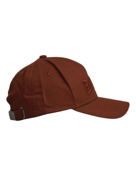 Czapka z daszkiem bejsbolówka hugo boss medium brown sevile brązowa - 50483178-211