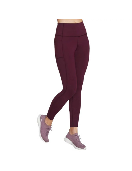 Skechers go walk high waisted legging w03lg30b-dkpr fioletowe xs