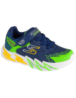 Skechers s-lights: flex-glow bolt 400138l-nvmt granatowe 30