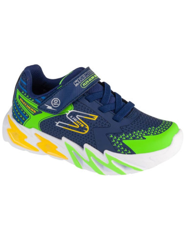 Skechers s-lights: flex-glow bolt 400138l-nvmt granatowe 30