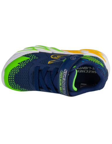 Skechers s-lights: flex-glow bolt 400138l-nvmt granatowe 30