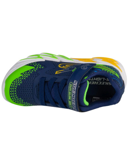 Skechers s-lights: flex-glow bolt 400138l-nvmt granatowe 30