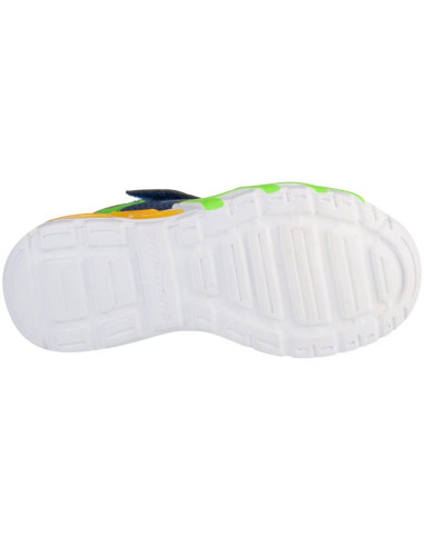 Skechers s-lights: flex-glow bolt 400138l-nvmt granatowe 30