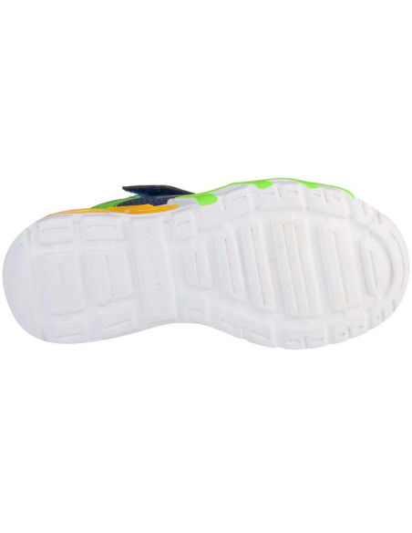 Skechers s-lights: flex-glow bolt 400138l-nvmt granatowe 30