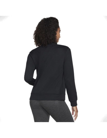 Skechers go walk everywhere full zip hoodless w3ja261-blk czarne l