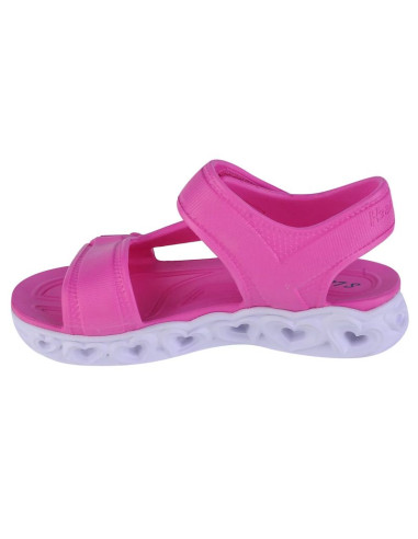 Skechers heart lights sandal - always flashy 308045l-pnk różowe 34