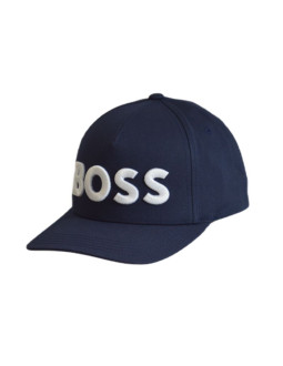 Czapka z daszkiem bejsbolówka hugo boss sevile 6 baseball cap navy granatowa - 50495132-404