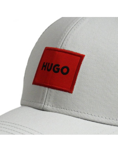 Czapka z daszkiem bejsbolówka hugo boss baseball x 581-rl szara - 50492745-050